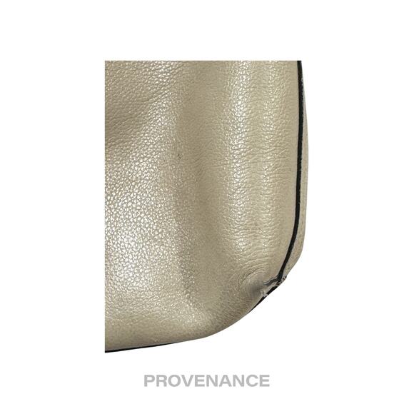 🔴 Gucci GG Vintage Logo Tote Bag - Off-White Leather - Picture 10 of 16